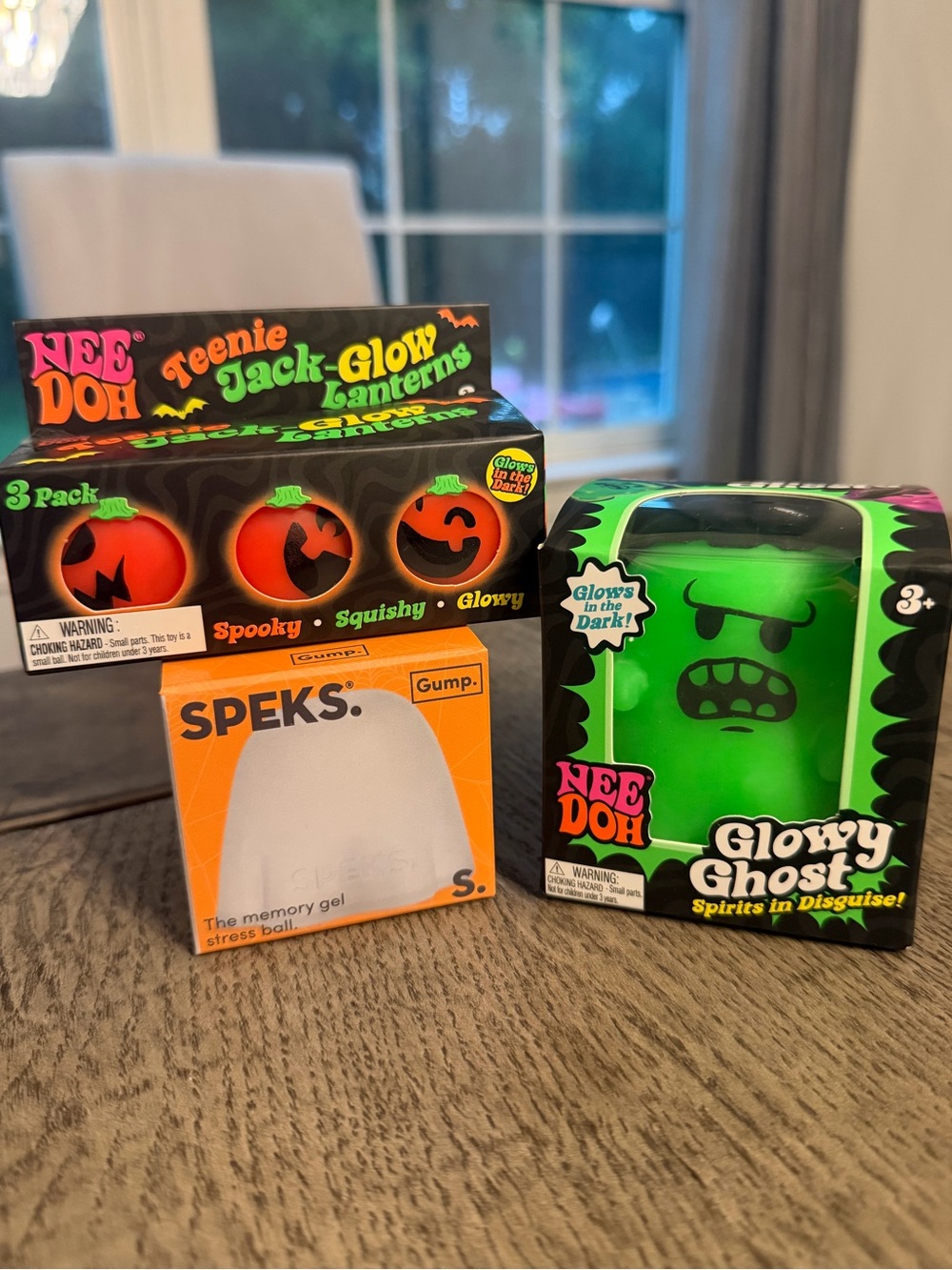 Speks Gump Ghost Needoh Glowy Ghost Teenie Jack Glow Lanterns Halloween Lot Set